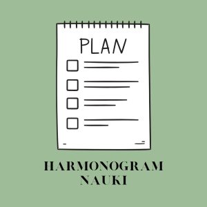 Indywidualny harmonogram nauki - wersja miesięczna